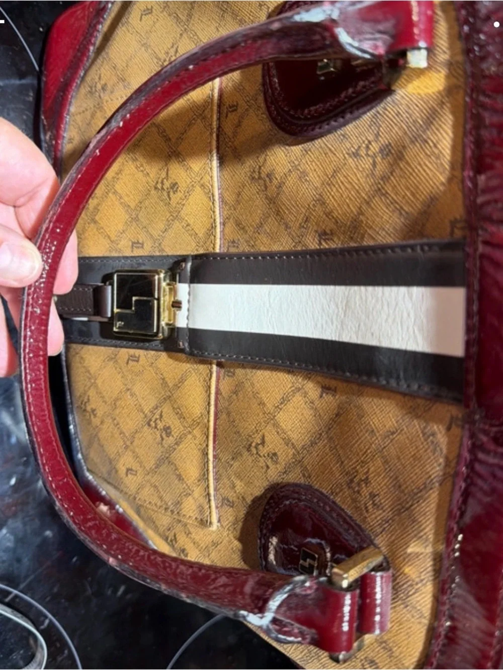 L.A.M.B. Montego bowler bag